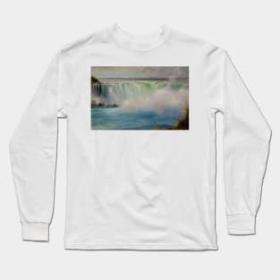 Niagara Falls by George Inness Long Sleeve T-Shirt